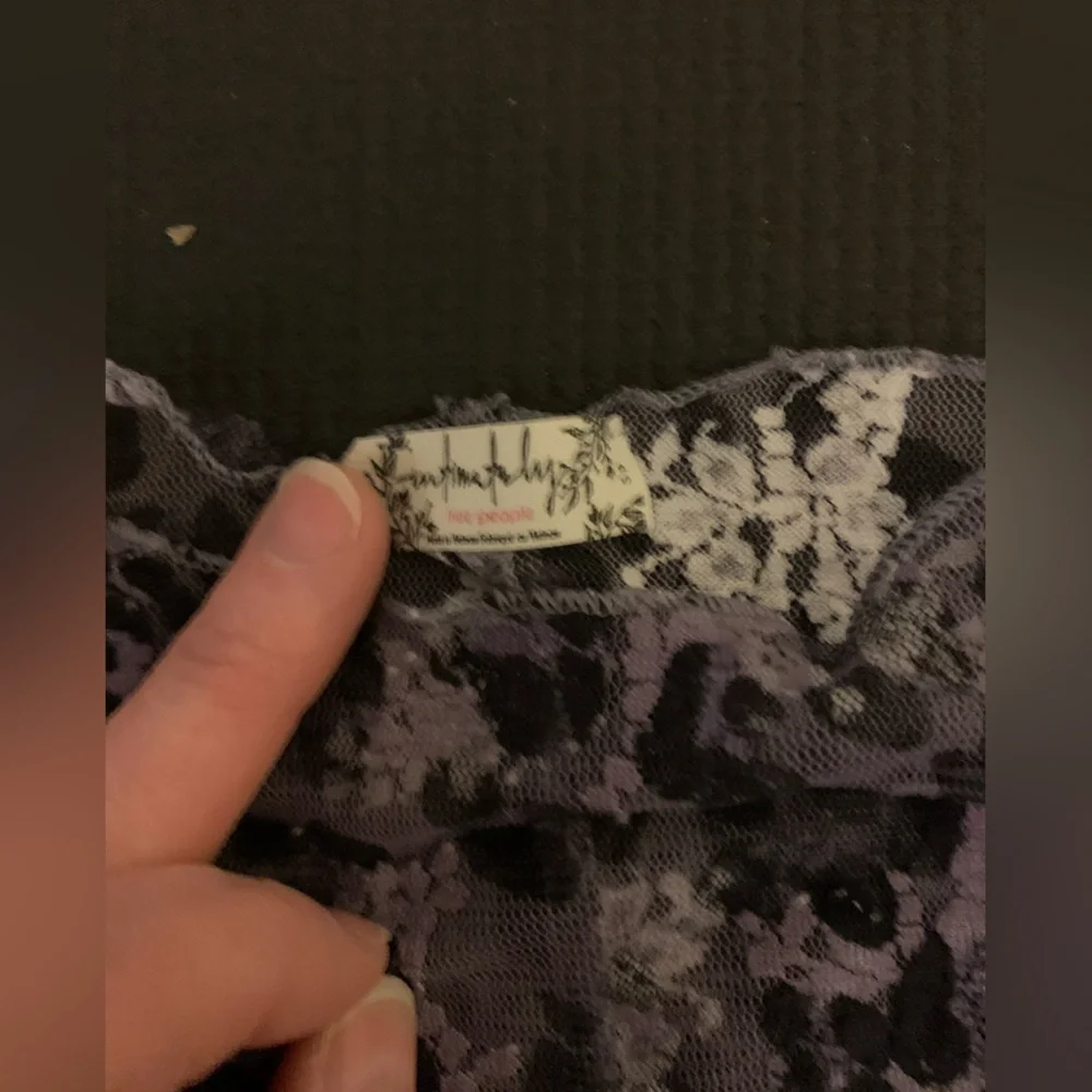 Free People Floral Mesh Long Sleeve Top - Picture 6 of 6